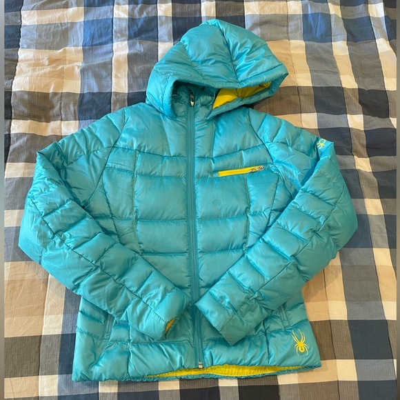 Spider Woman Light Baby Blue Cute Jacket - Picture 1 of 9